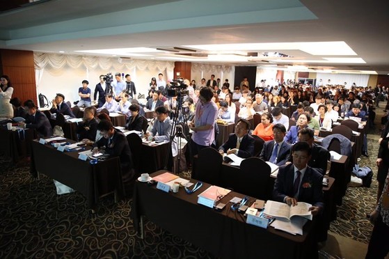 150여 개 국내 기업 관계자가 '징둥 설명회'에 참가했다.