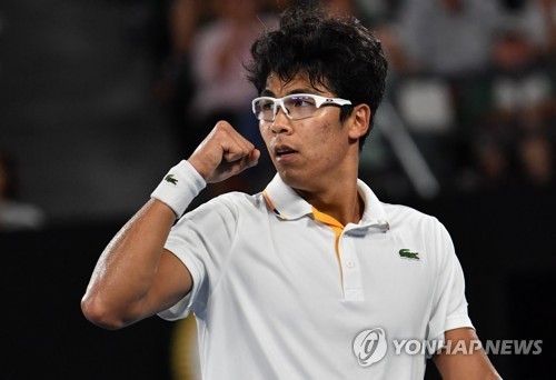 정현의 경기 모습. [AFP=연합뉴스]