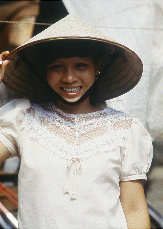 웃고있는 베트남 여인. [중앙포토]