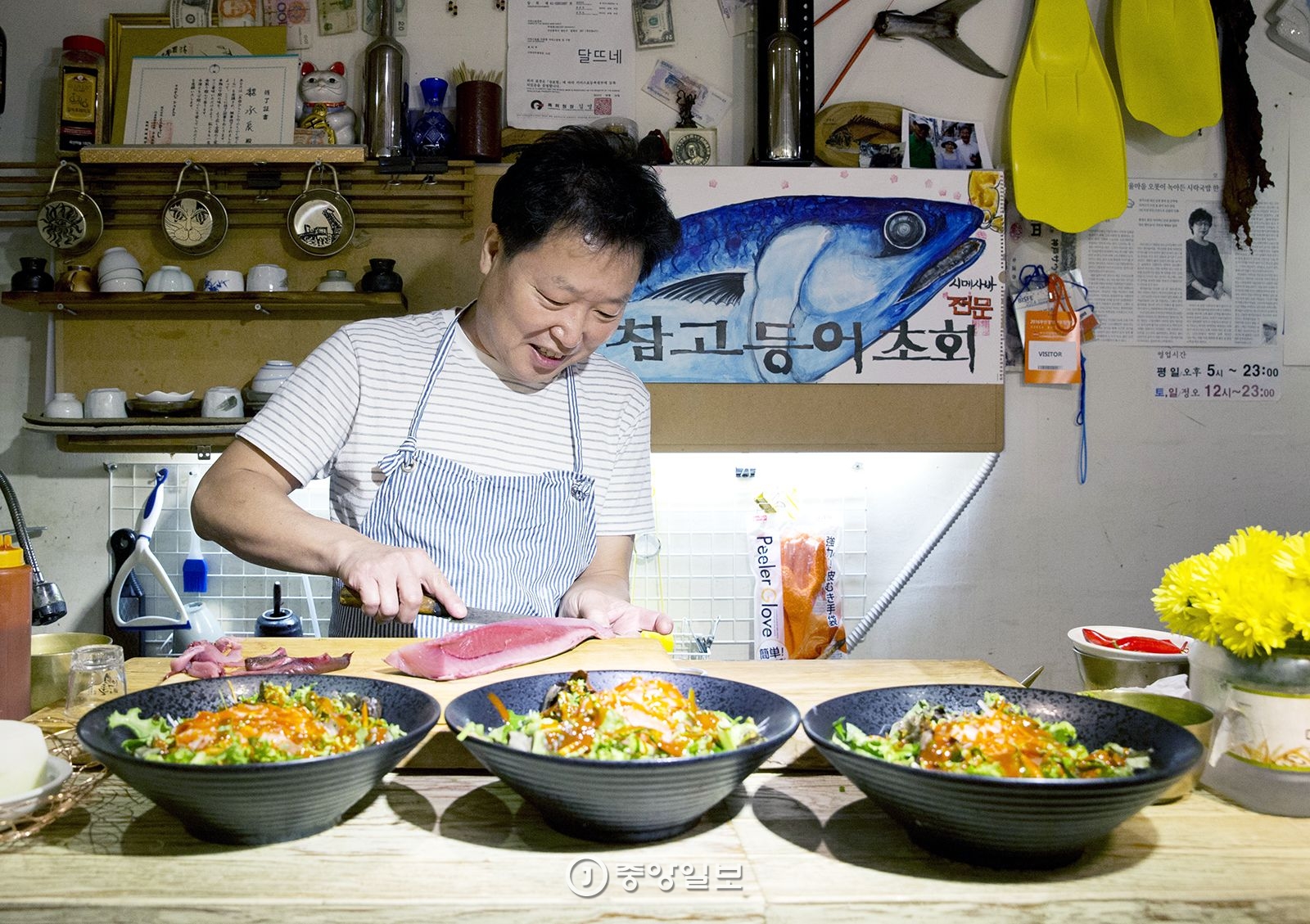 식당 달뜨네의 위승진 사장.