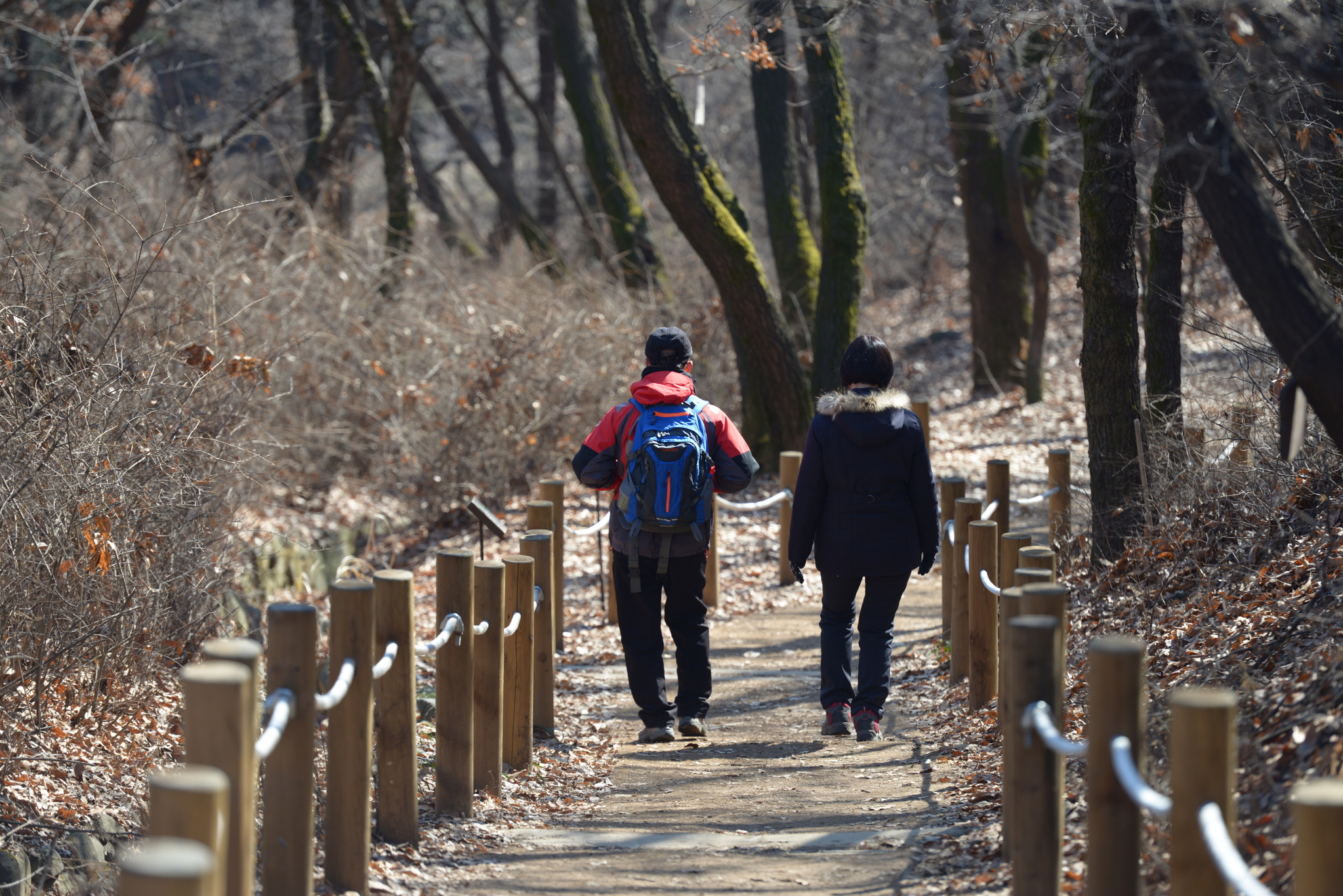 서울 강서구에 있는 강서둘레길. 1코스 개화산 숲길은 방화근린공원에서 시작해 방화근린공원에서 끝나는 순환길이다.