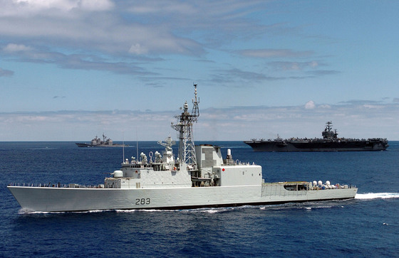 핼리팩스급(Halifax class) 프리깃함(호위함)은 1970년대 중반부터 소요가 제기되어 1980년대 후반에 건조를 시작, 1990년대부터 전력화된 현재 캐나다 해군의 핵심 주력전투함이다. [출처: Royal Canadian Navy]