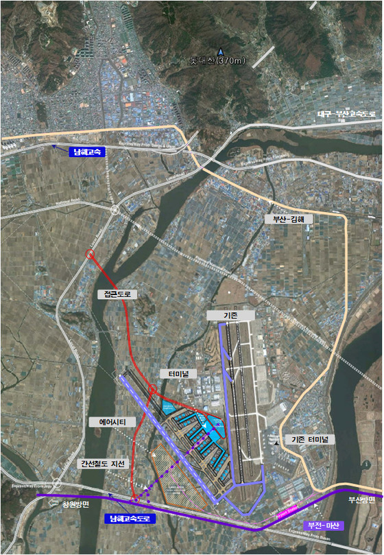 정부는 총 사업비 6조원을 들여 2026년께 김해신공항을 개항할 계획이다. [사진 국토교통부]