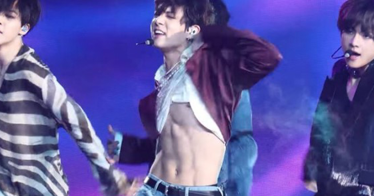 Bts Jungkook S Abs Flash Selected As One Of The Best Moments Of Bbmas