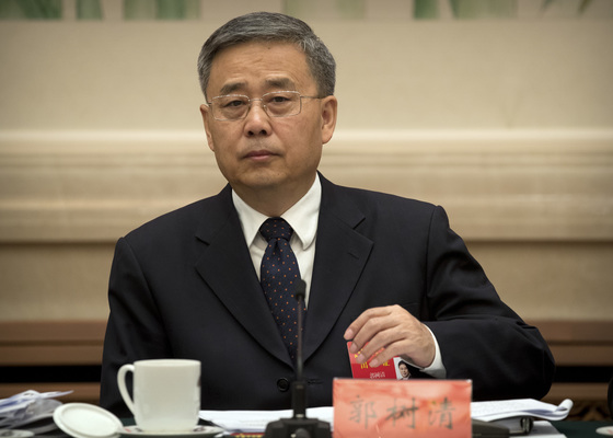 궈수칭 중국 은행보험감독위원회 주석
