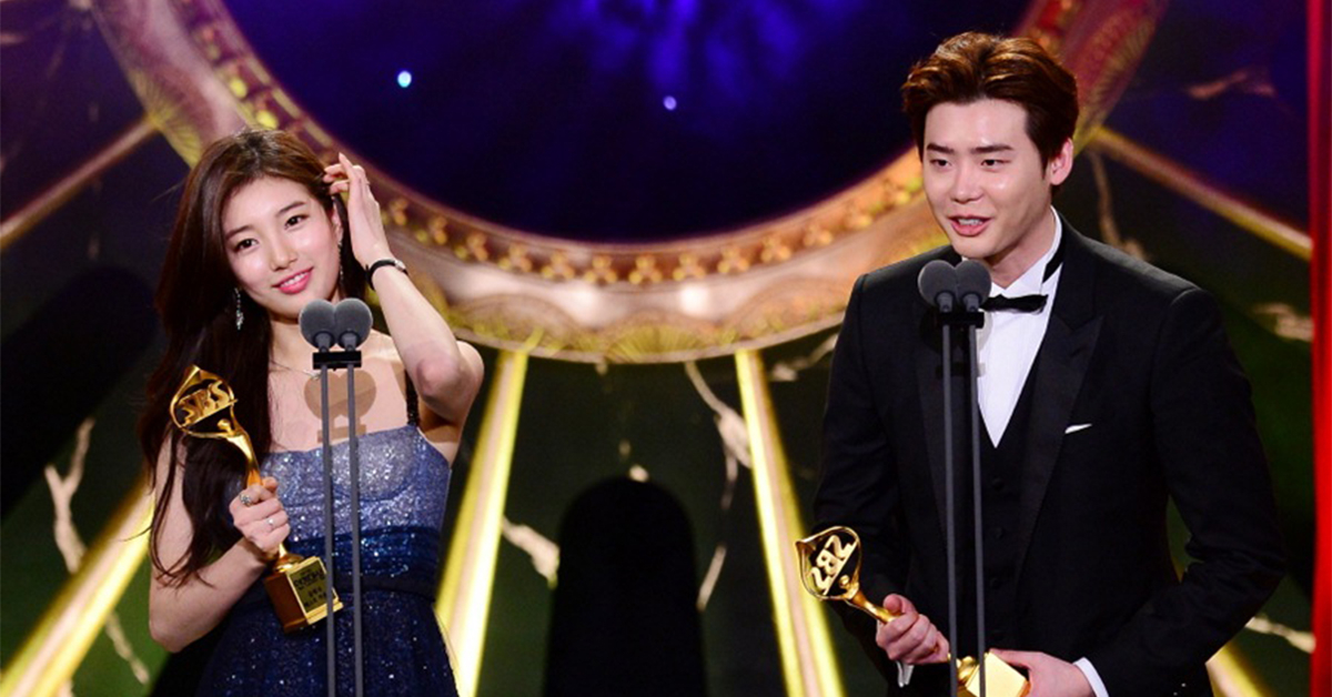 When Receiving the 'Best Couple Awards', LEE JONG SUK Mentioned SUZY