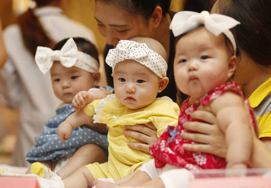 Le nombre de bébés a diminué de 9,3% par rapport à août dernier. [프리랜서 공정식]