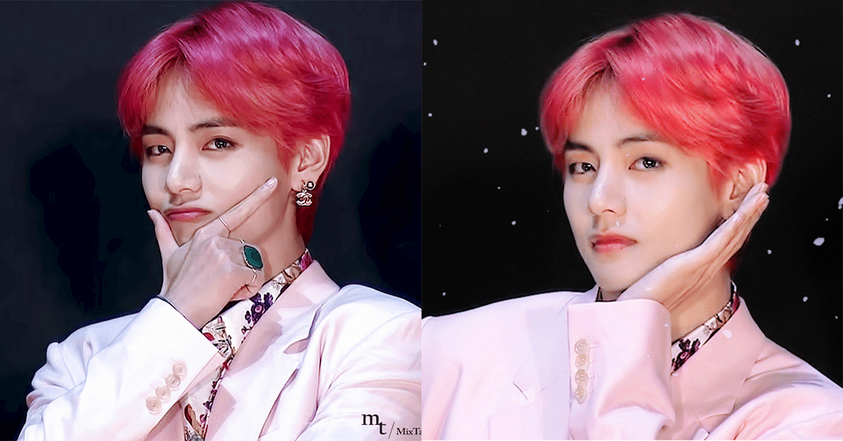 Photo Bts V Shows Off Eye Popping Good Look At 2018 Mama Red Carpet