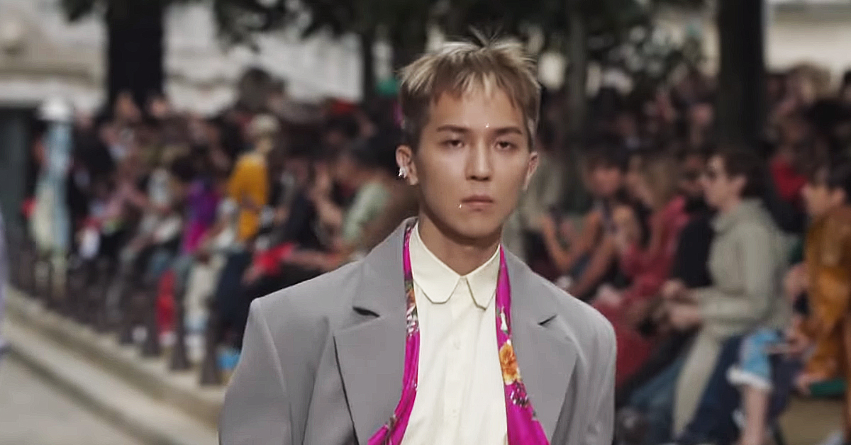 WINNER SONG MINHO At The 2020 S/S Louis Vuitton Fashion Show