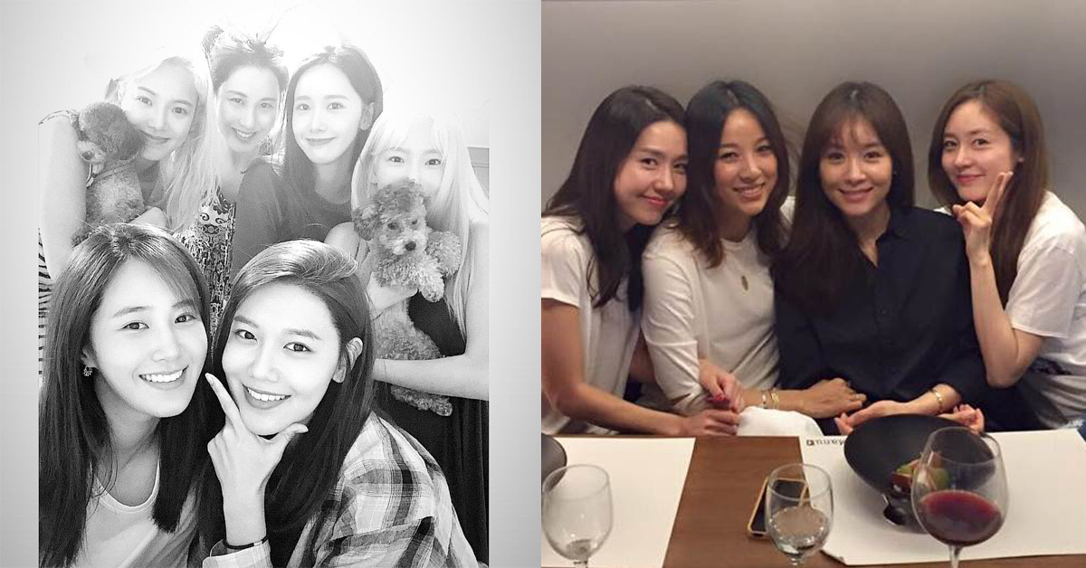 Snsd Members Gather Up For A Surprise Reunion