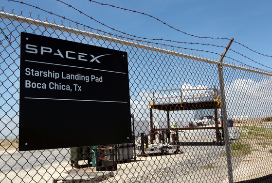 스페이스X가 스타십 우주선을 개발중인 미국 텍사스 보차치카 발사장. 스페이스X는 텍사스와 플로리다 두 곳에서 MK1과 MK2 모델을 각각 개발 중이다.[로이터=연합뉴스]