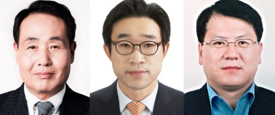 왼쪽부터 김형종 현대백화점 대표, 윤기철 현대리바트 대표, 김민덕 한섬 대표