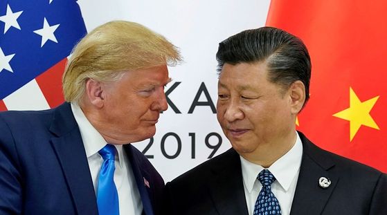 도널드 트럼프 미국 대통령 (왼쪽)과 시진핑 중국 주석. [로이터=연합뉴스]