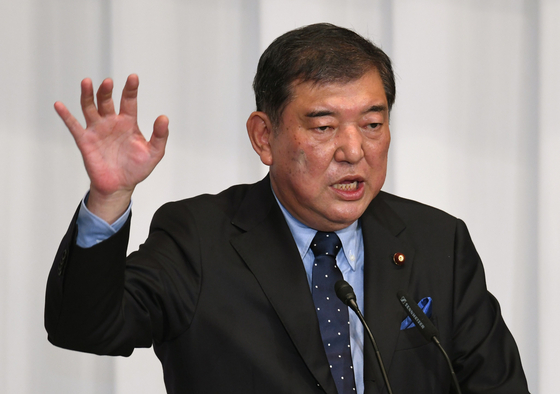 Former Chief Secretary Shigeru Ishiba.[AFP=연합뉴스]