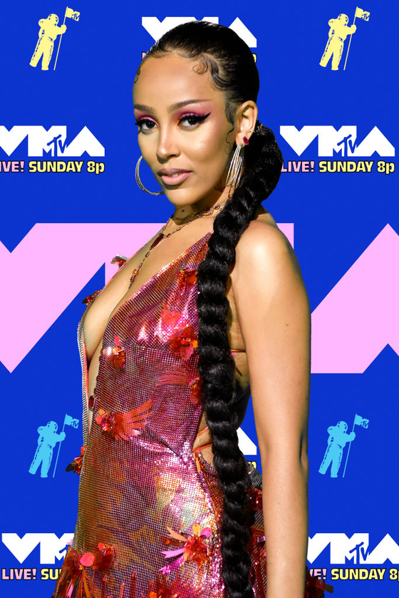 UNSPECIFIED - AUGUST 2020: Doja Cat attends the 2020 MTV Video Music Awards, broadcast on Sunday, August 30, 2020. (Photo by Frazer Harrison/Getty Images for RCA)