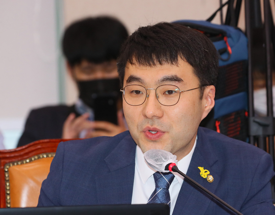 Kim Nam-guk, member of the Democratic Party.  Yunhap news