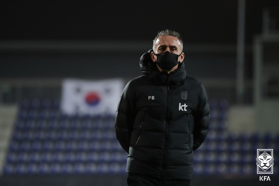 Paulo Bento, coach of the Korean soccer team. [사진 대한축구협회]