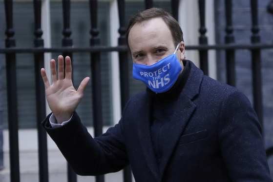 British Health Secretary Matt Hancock. [AP=연합뉴스] 