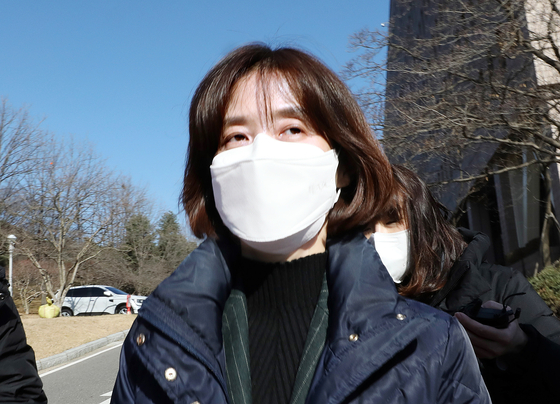 On the afternoon of the day before the disciplinary deliberation against Attorney General Yoon Seok-yeol, Park Eun-jeong, who completed a statement of views by attending a meeting of the Inspection Committee of the Ministry of Justice held at the Gwacheon Government Complex in Gwacheon, leaves the office building of the Ministry of Justice for lunch.  Reporter Kim Kyung-rok