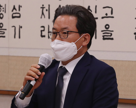 Shim Jae-cheol, the Prosecutor of the Ministry of Justice.  Yunhap news