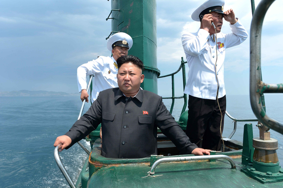 김정은은 마치 바이든 보란 ‘핵 잠수함 최종 심사’처럼 핵 카드를 꺼냈다