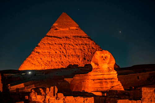 열대 질병을위한 세계의 날 소외된, 다채로운 조명 피라미드, 피사의 사탑