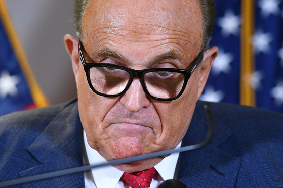 Rudy Giuliani, former mayor of New York. [AFP=연합뉴스]