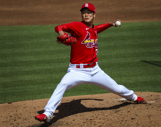 St. Louis Kim Gwang-hyun, debuts in the first demonstration game against the Mets on the 4th