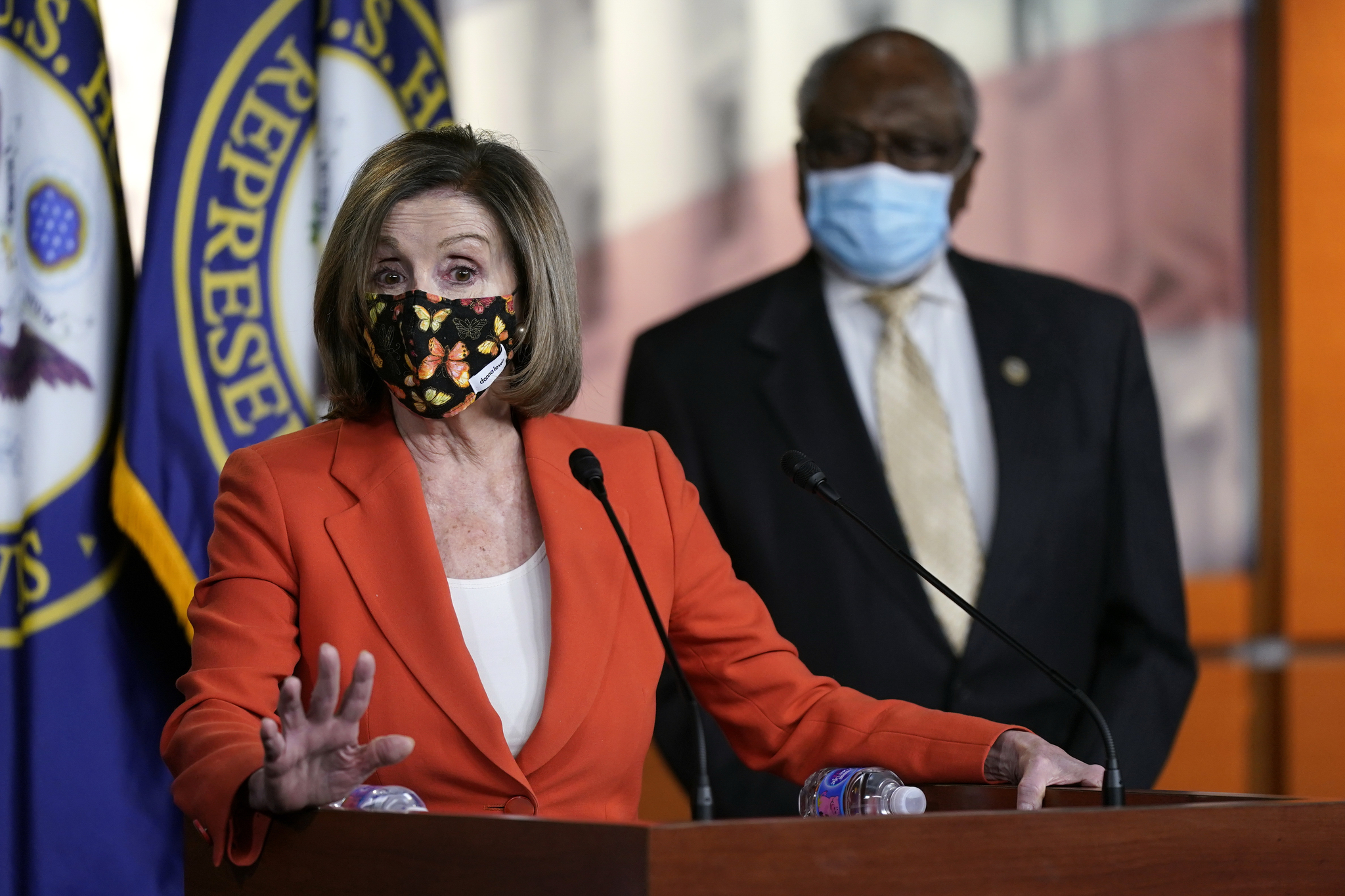 If you can’t avoid it, you enjoy. U.S. House Speaker Nancy Pelosi’s Mask Fashion