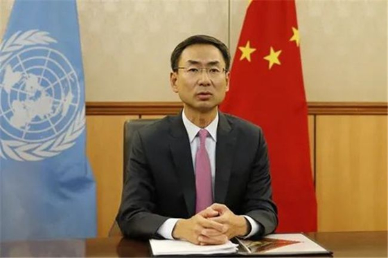 겅솽 유엔주재 중국대사는 지난달 24일 아르헨티나와 영국 간 영유권 분쟁을 빚는 포클랜드 제도에 대해 중국은 아르헨티나의 입장을 지지한다고 천명했다. 중국은 아르헨티나에 무기도 팔고 있다. [중국 왕이망 캡처]